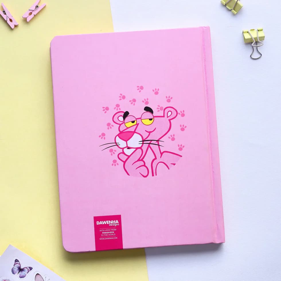 Pink Panther SafeZone Notebook Wired/HardCover