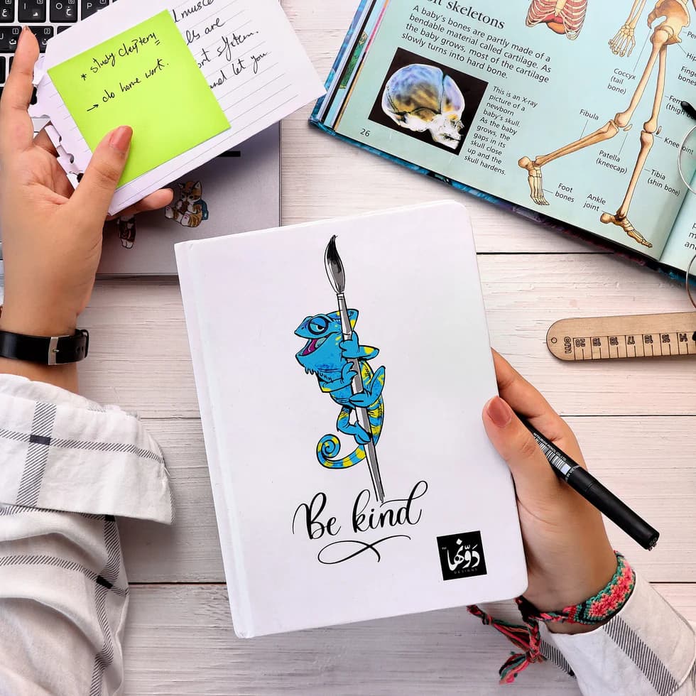 Blue Chameleon SafeZone Notebook Wired/HardCover