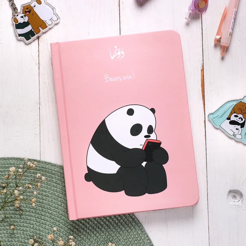 Bear Win Pink Safezone Notebook