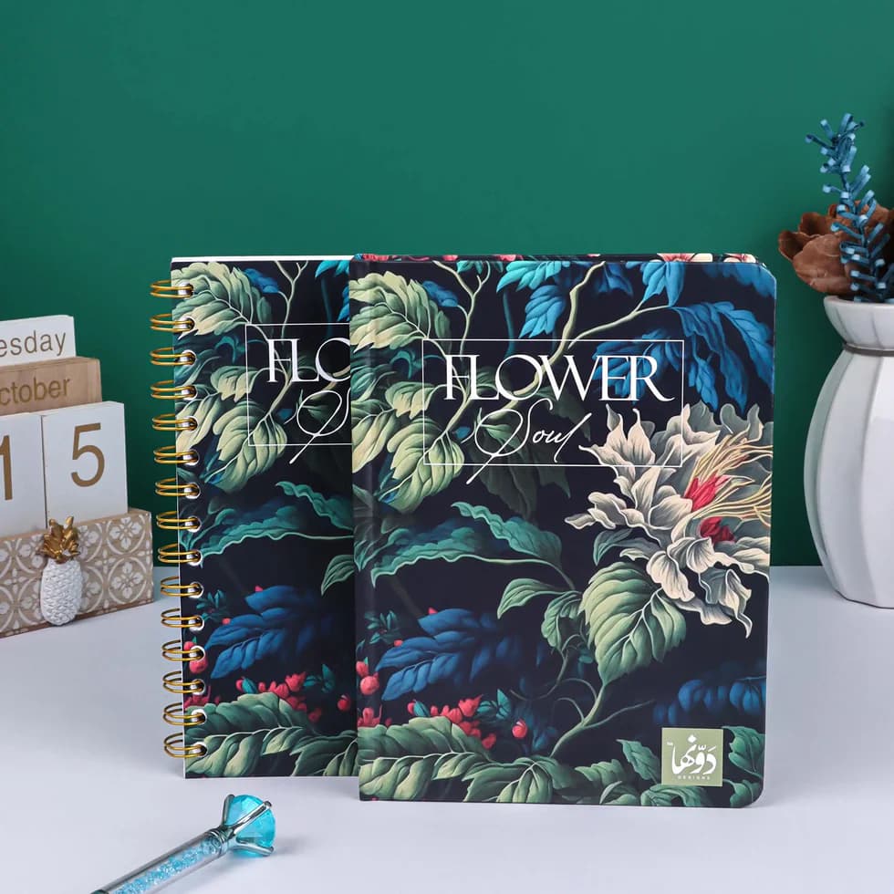 Botanical Green Safezone Notebook Wired/HardCover