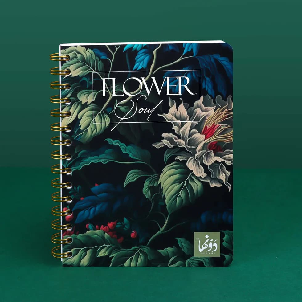 Botanical Green Safezone Notebook Wired/HardCover