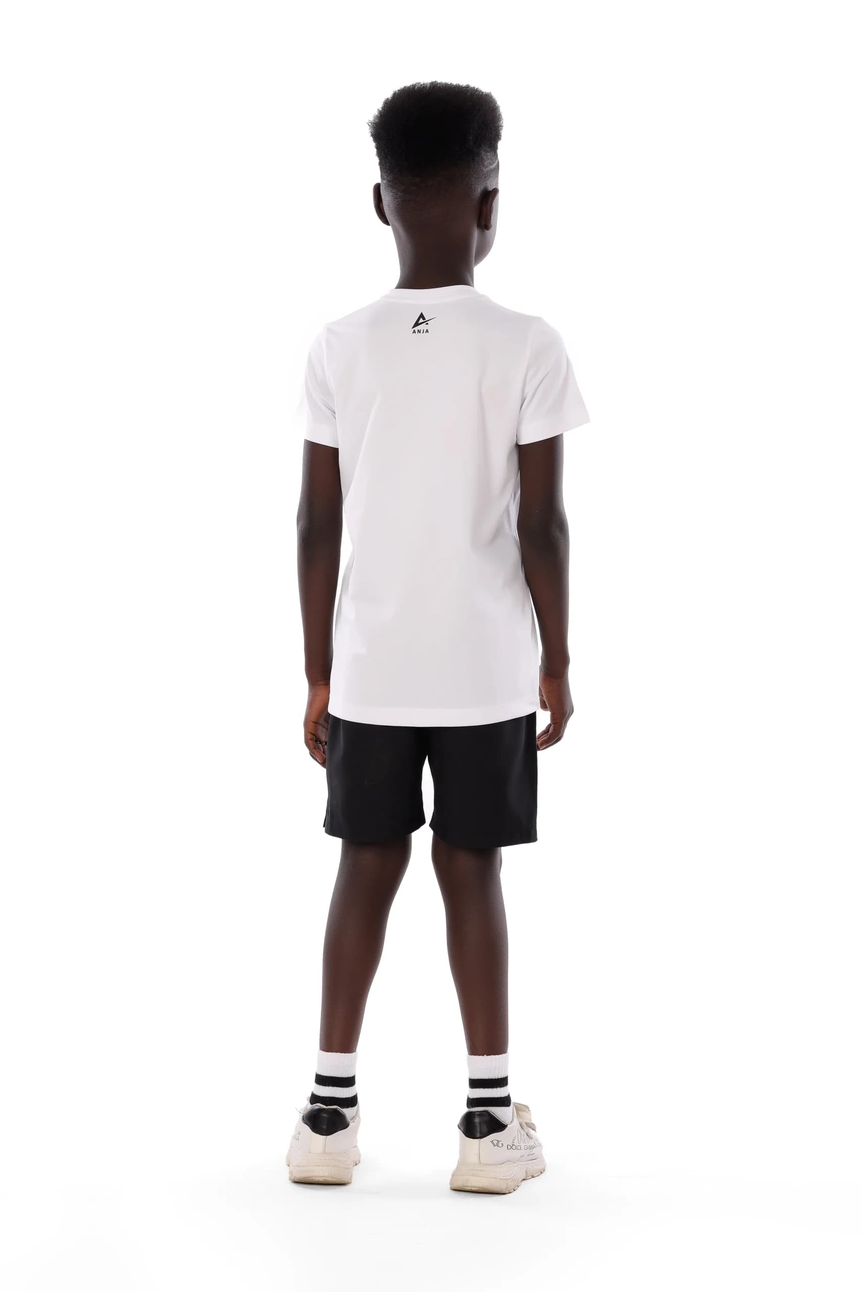 Boys White Half Sleeve Squash T-Shirt Comfortable Fabric