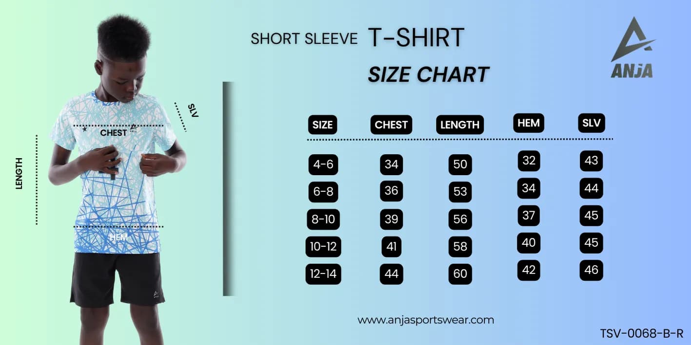 Boys White and Light Blue Volleyball T-shirt Breathable, Comfortable Design