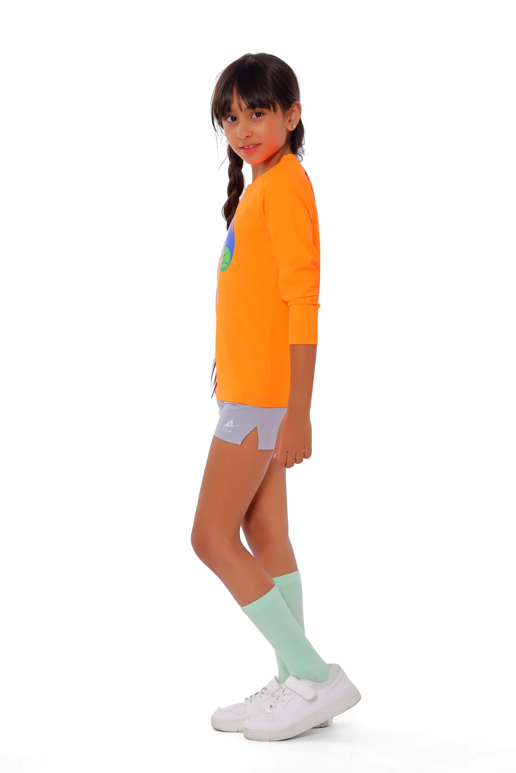Orange Padel T Shirt 0107-GR