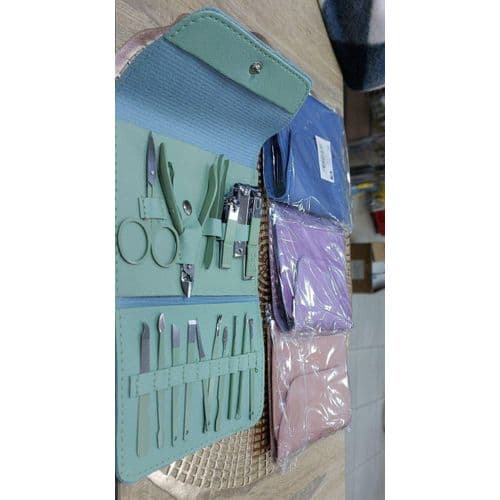 16-Piece Pedicure Set Wallet