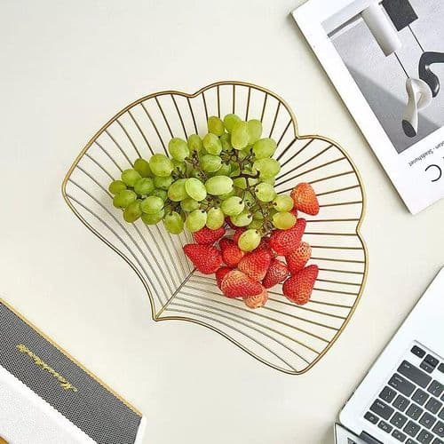 Gold Fruit Basket