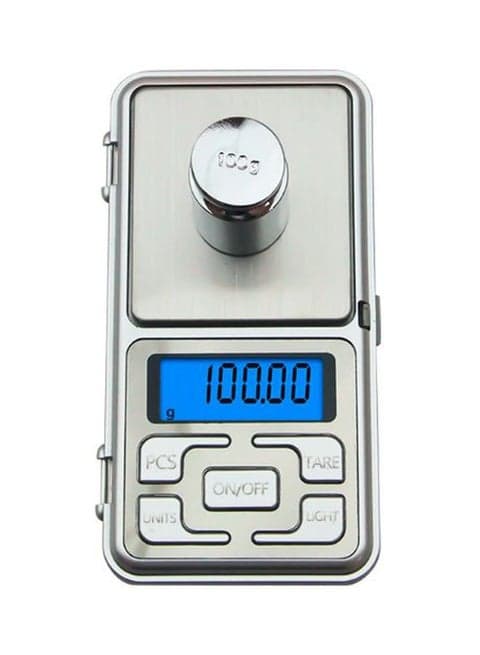 Digital Pocket Scale With LCD Display Brown/Grey/Clear 5.1x0.8x2.7inch
