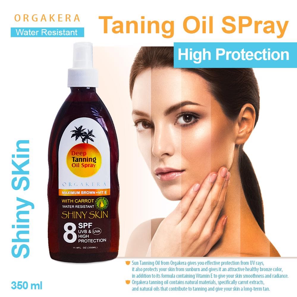 Orgakera Tanning Oil Spray
