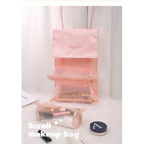 Makeup Roll Bag And Organizer