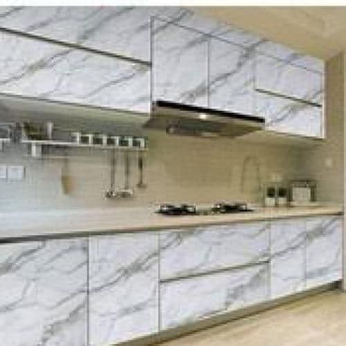 3DSelf-adhesive Wallpaper - One Piece - Marble White