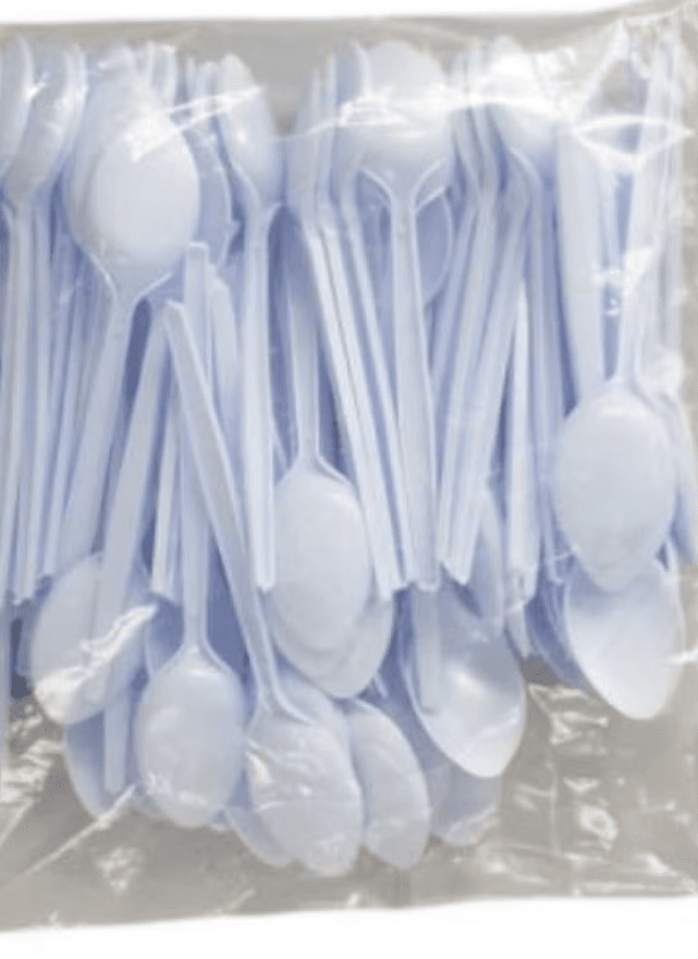 Plastic spoon, 3000 Pieces