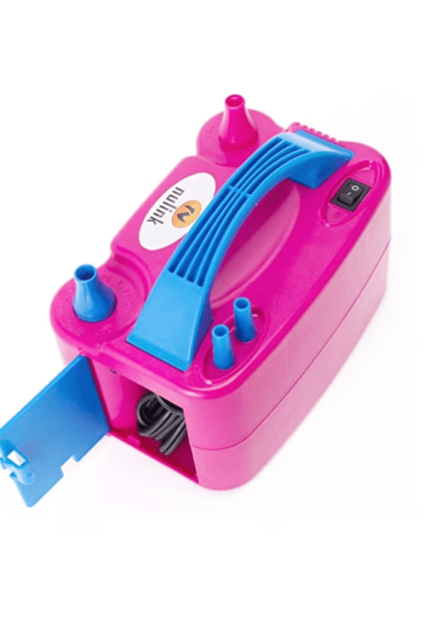 NuLink Electric Dual Nozzle Balloon Blower Pump Durable Lightweight Sturdy For P