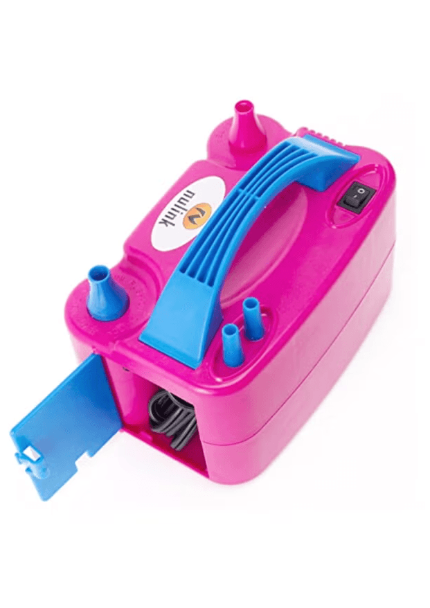 NuLink Electric Dual Nozzle Balloon Blower Pump Durable Lightweight Sturdy For P