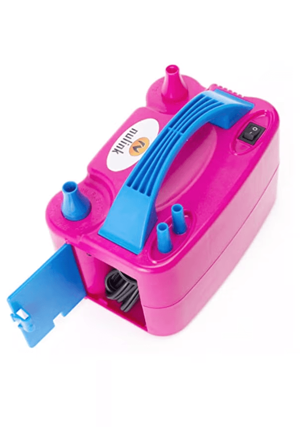 NuLink Electric Dual Nozzle Balloon Blower Pump Durable Lightweight Sturdy For P