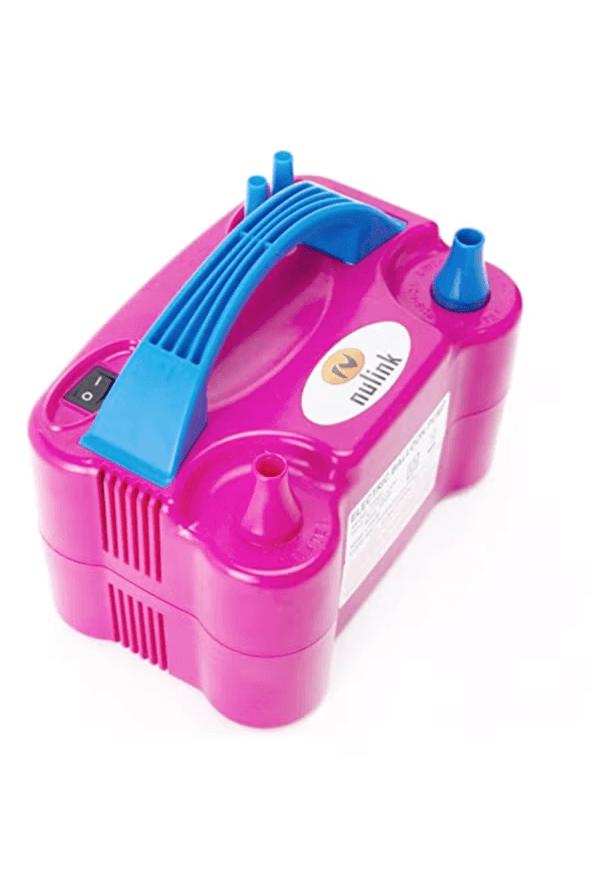 NuLink Electric Dual Nozzle Balloon Blower Pump Durable Lightweight Sturdy For P