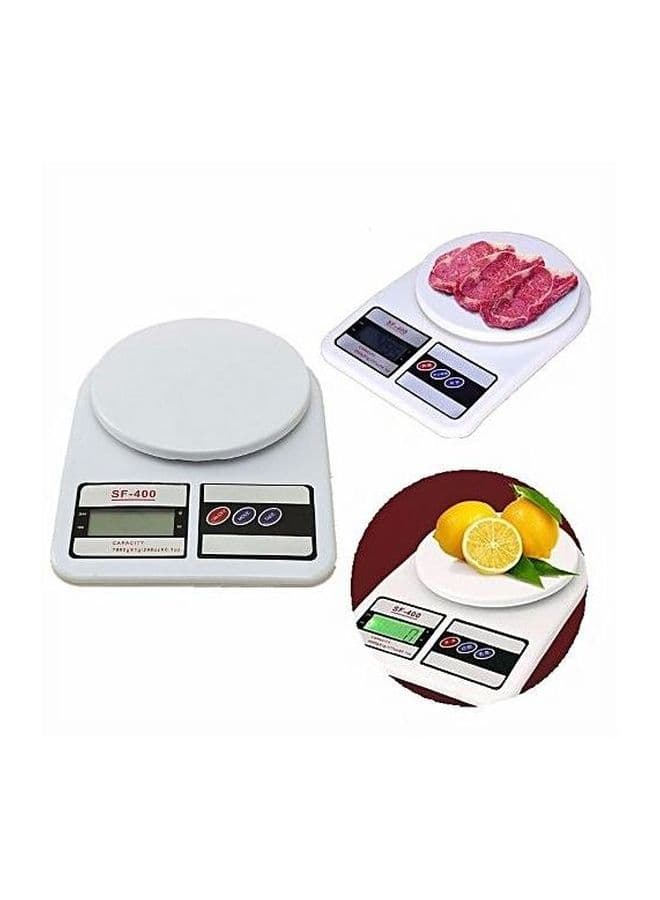 Digital Kitchen Scale White