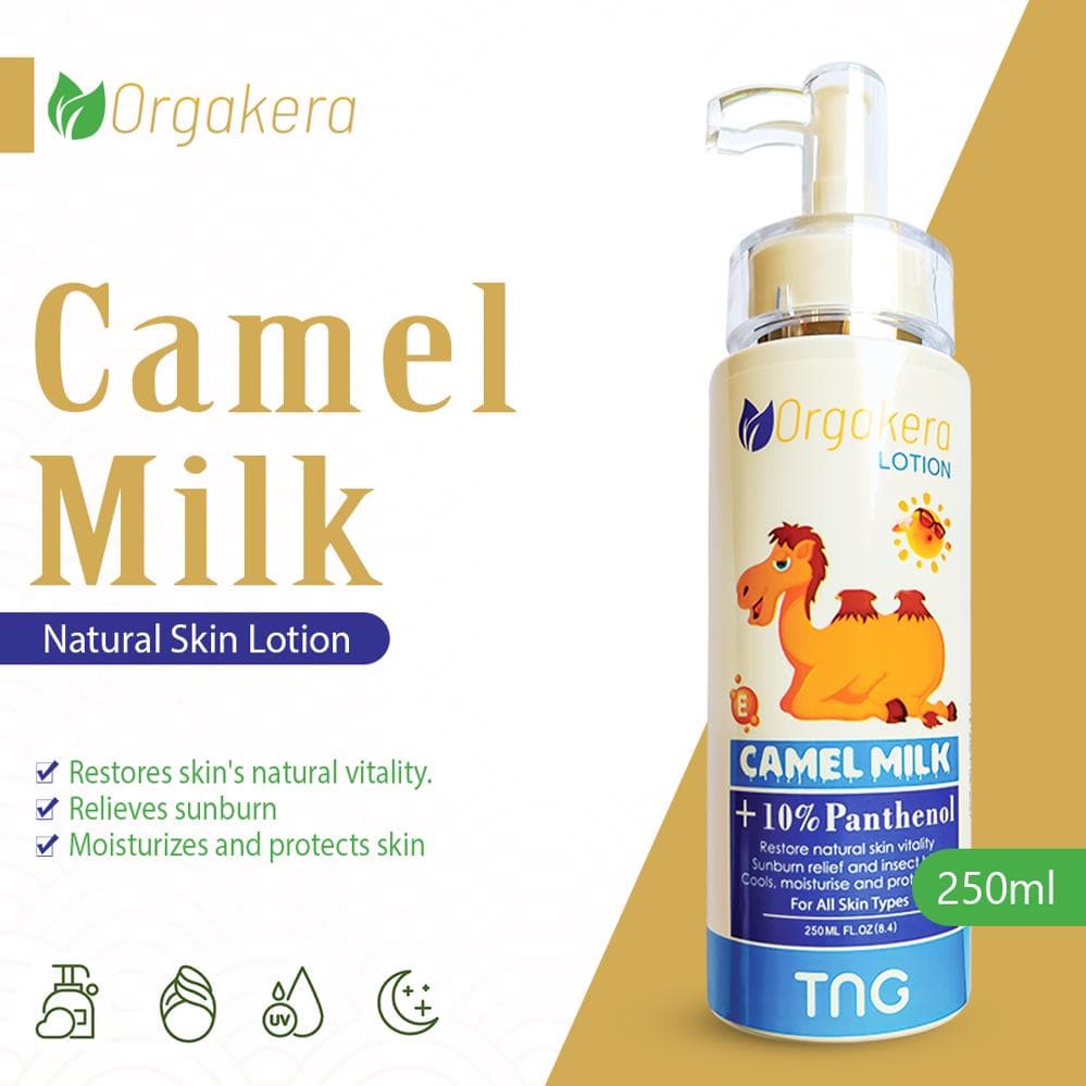 Orgakera Camel Milk Lotion with 10 Panthenol