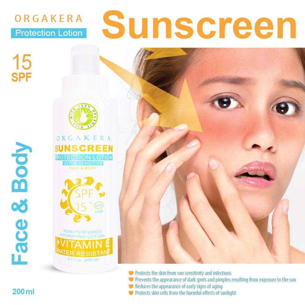 Orgakera Sunscreen Protection Lotion SPF15