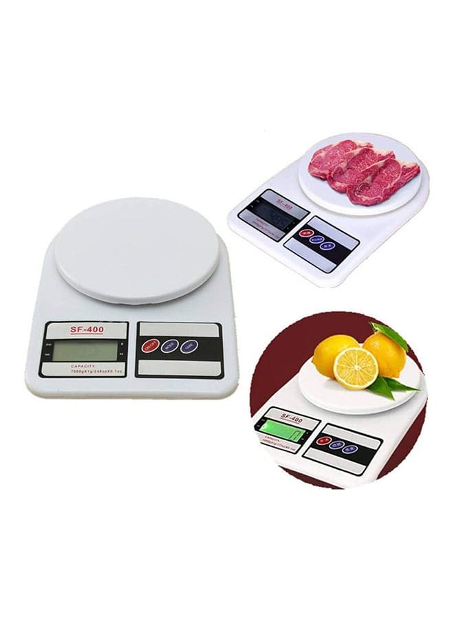 Electronic kitchen Digital Scale SF-400 10 kg/1 g White