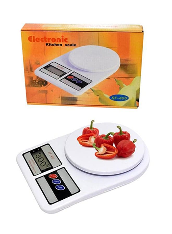 Electronic kitchen Digital Scale SF-400 10 kg/1 g White