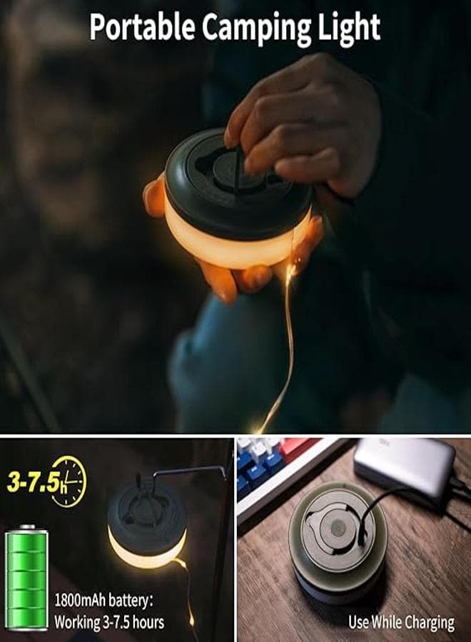 Hamlight 2-in-1 Series Rechargeable Camping Lights with USB Outdoor Port 32.8 F