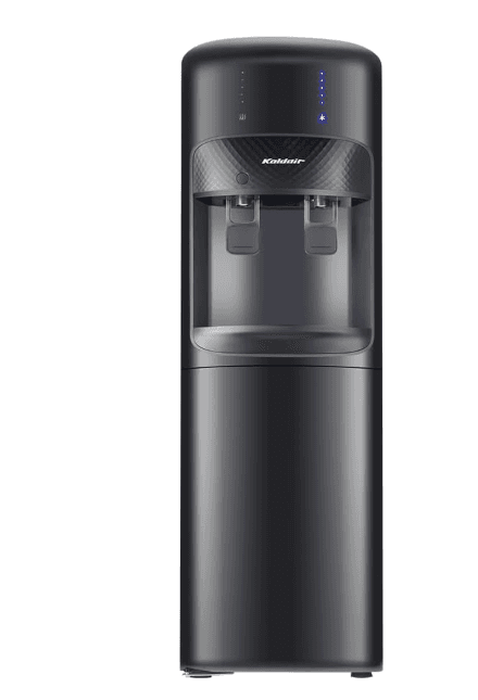Koldair Water Dispenser Top-Load Freestanding With Fridge, Two Taps Hot And Cold
