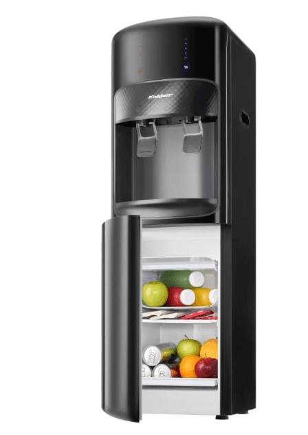 Koldair Water Dispenser Top-Load Freestanding With Fridge, Two Taps Hot And Cold