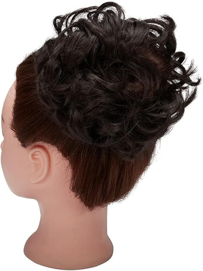 1 Piece Scrunchie Hair Extension Curly Wavy Scrunchies Scrunchies for Natural Lo