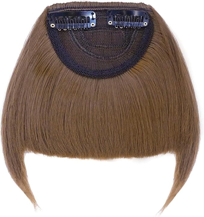 Lace Front Clip in Synthetic Hair Extension Brown