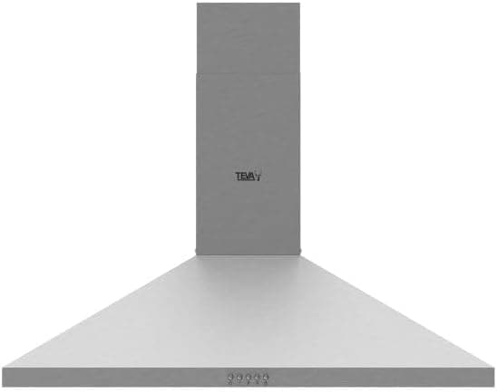 شفاط TEVA الهرمي 90 سم قوة الشفط 800 متر مكعب/ساعة بدون ستانلس ستيل - D004.90-85