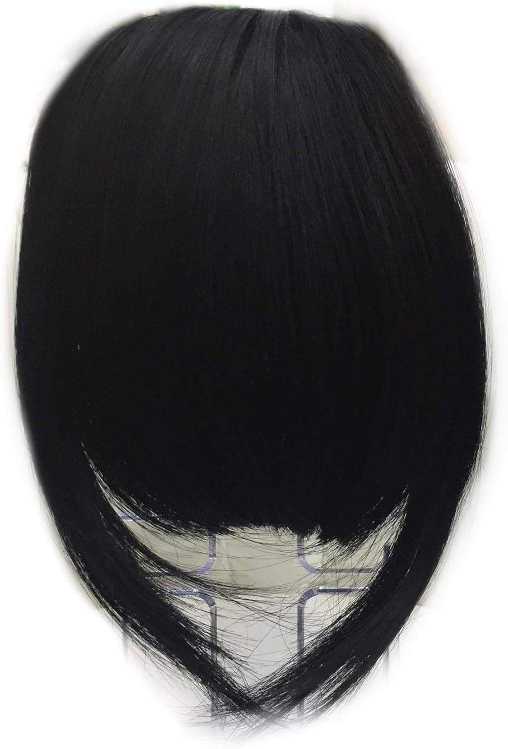 Estelle Clip in Full Fringe Bangs-Black