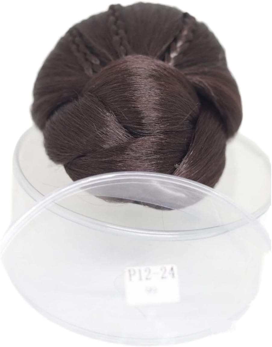 100 Brand New Special Bottom Braided Top Braiding 2 Combs Bun Updo Synthetic Upd