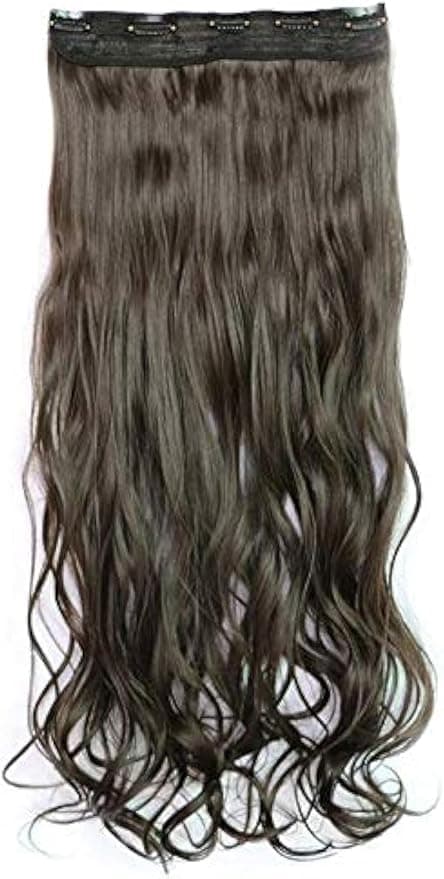 Hair Extension Deep Brown Curly Seamless Long curly Hair Accessory For Women