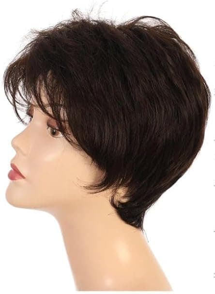 Short synthetic wig for women, daily wear, hair loss solution, change your look.