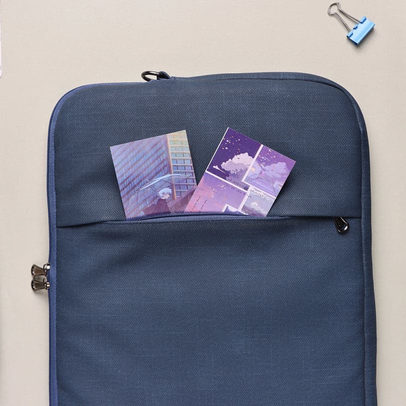 Shoulder Laptop Sleeve Navy Blue