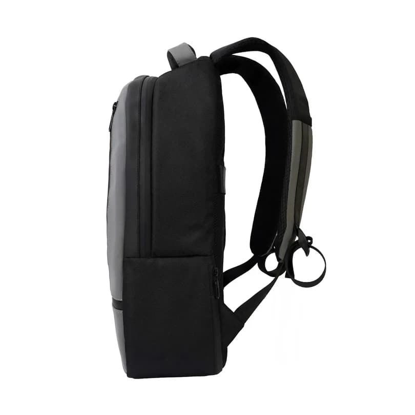 Leather Backpack Grey