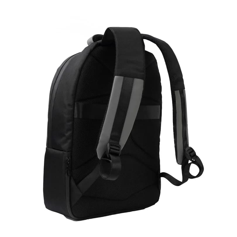 Leather Backpack Grey