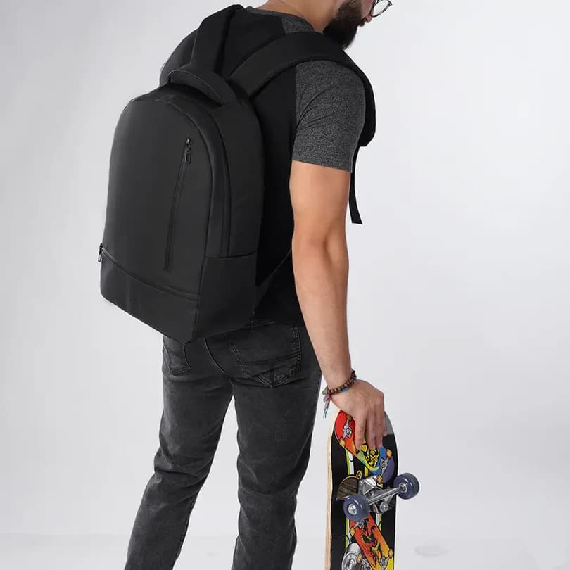 Leather Backpack Black