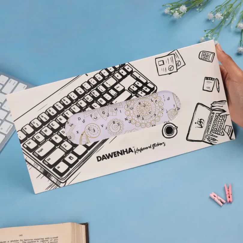 Keyboard Sticker Mandala
