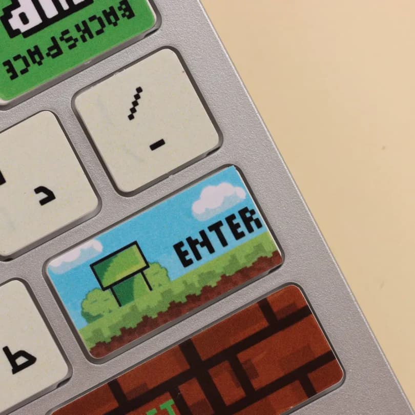 Keyboard Sticker Super Mario