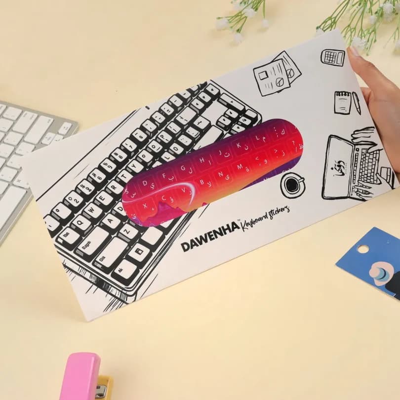 Keyboard Sticker Mars