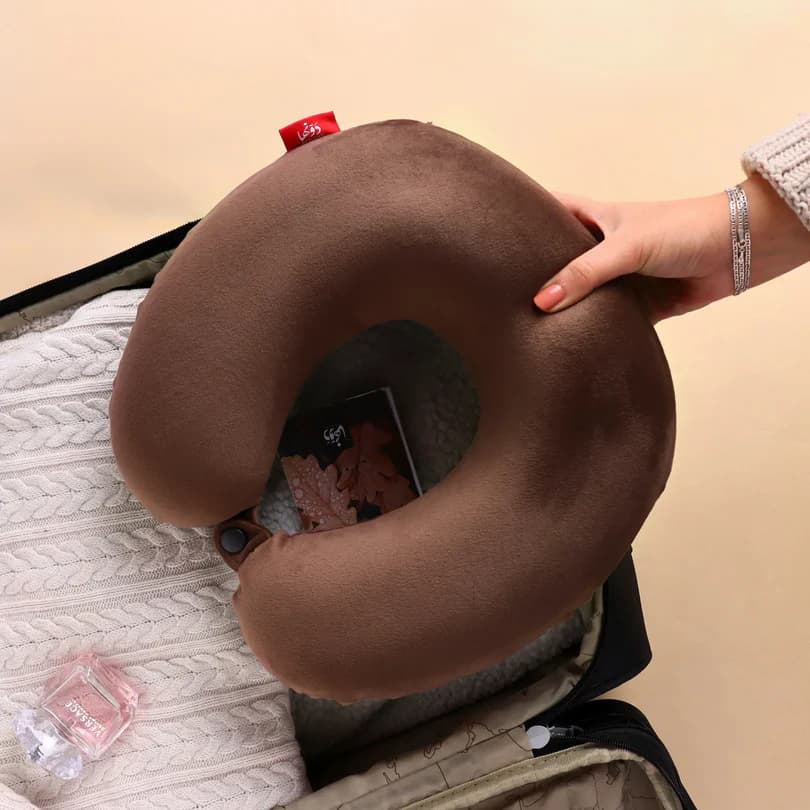 وسادة رقبة داوينها بني
