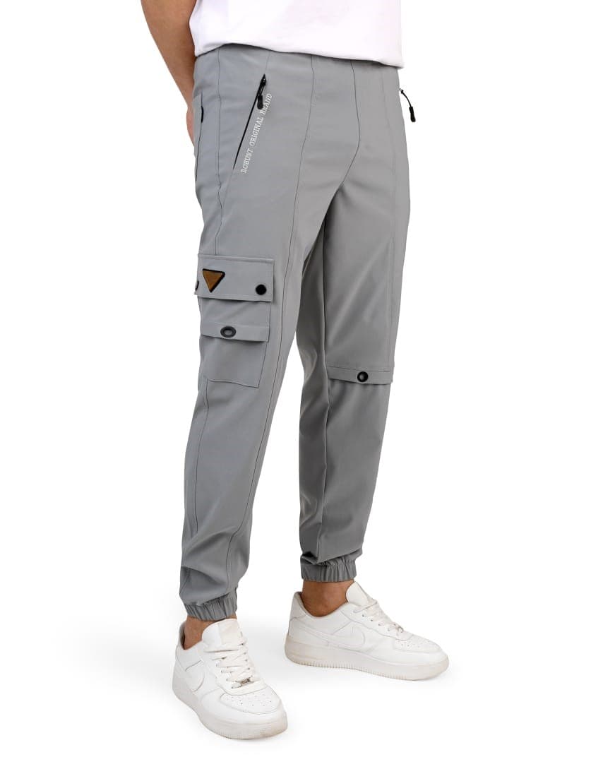 Youthful soft summer pants with cargo pocket