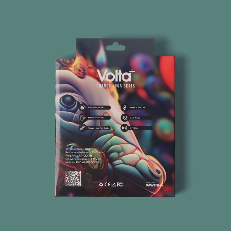 سماعات Volta Harmony مع ميكروفون IPhone Lightning