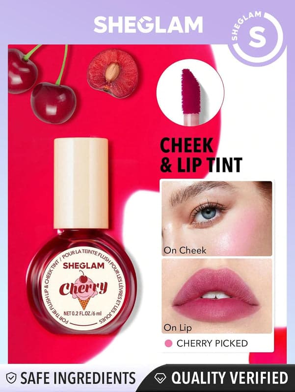 Sheglam Flush Lip & Cheek Tint Its Chili 6ml
