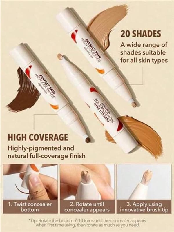 Sheglam High Cover Concealer Shell 4.5g