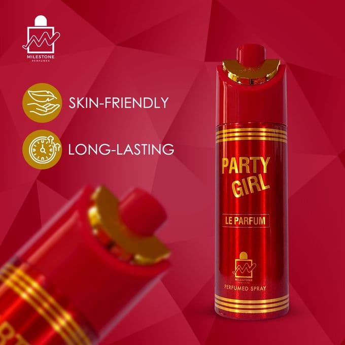 Milestone Party Girl Le Parfum Body Spray For Women 200ml