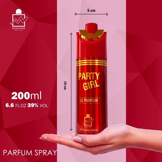 Milestone Party Girl Le Parfum Body Spray For Women 200ml