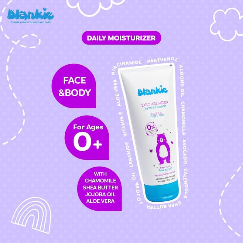 Blankie Daily Moisturizer For Baby Kids 150ml