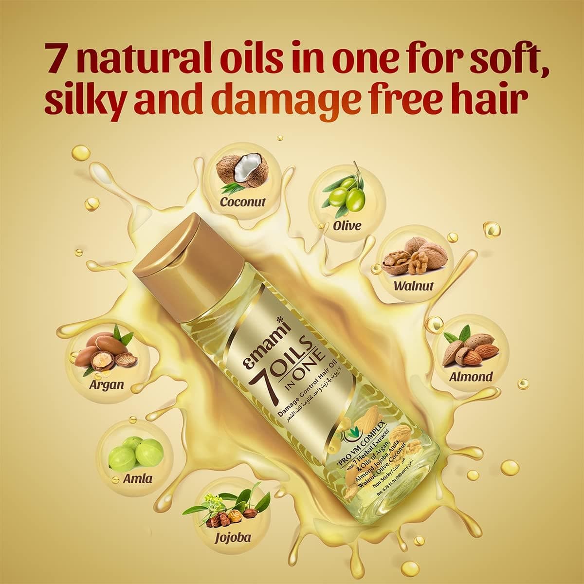 Emami 7 OILS IN 1 Hair Oil 200ML